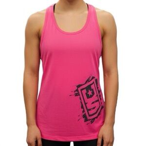 Universal Studios Hot Pink Graphic Racerback Athletic Tank Top‎ Size S NWOT